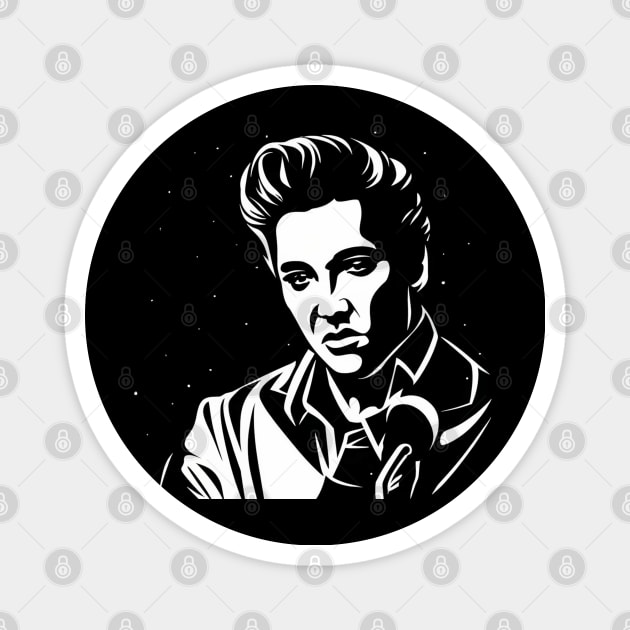 Elvis Presley Magnet by Aldrvnd